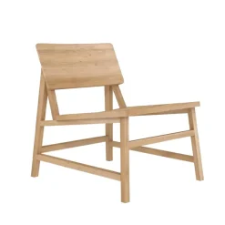 Fauteuils & Repose-Pieds^Ethnicraft Fauteuil N2 En Chene Massif