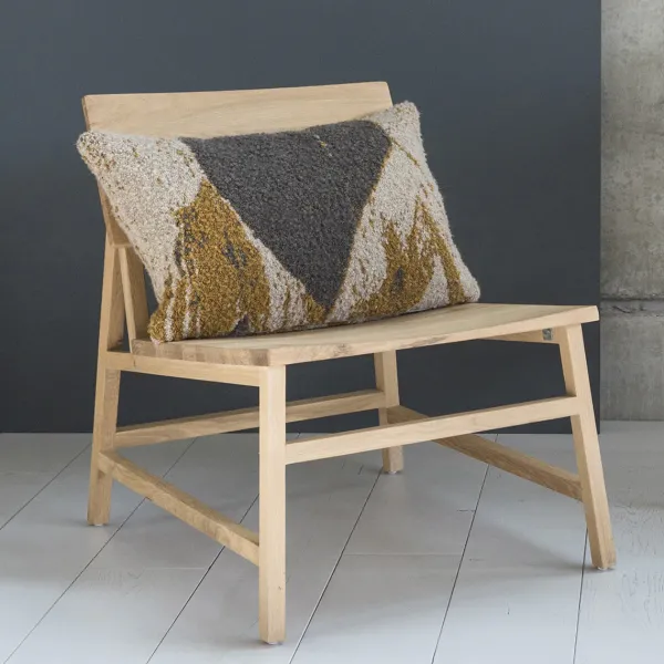 Fauteuils & Repose-Pieds^Ethnicraft Fauteuil N2 En Chene Massif