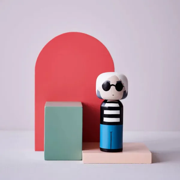 Sculptures & Figurines^Lucie Kaas Figurine En Bois Kokeshi Sketch.Inc Andy - 14.5 Cm