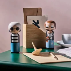 Sculptures & Figurines^Lucie Kaas Figurine En Bois Kokeshi Sketch.Inc Andy - 14.5 Cm