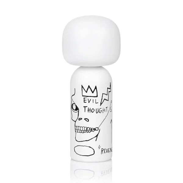 Sculptures & Figurines^Lucie Kaas Figurine En Bois Kokeshi Sketch.Inc Jean-Michel Basquiat Evil Thoughts - 14.5 Cm Noir
