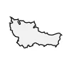 Art Mural^The Line Frise Decorative Belle-Ile-En Mer - Noir