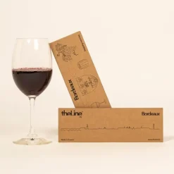Art Mural^The Line Frise Decorative Bordeaux Mini - Noir - 19 Cm