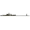 Art Mural^The Line Frise Decorative New York Xl - Noir