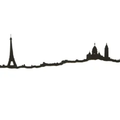 Art Mural^The Line Frise Decorative Paris Noir
