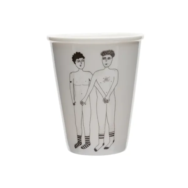 Carafes & Verres^Helen B Gobelet Deux Wilies En Porcelaine