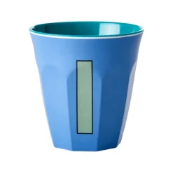 Tasses & Mugs^Rice Gobelet Lettre I En Melamine - Bleu