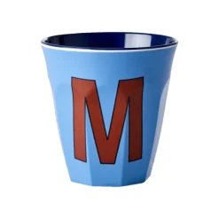 Tasses & Mugs^Rice Gobelet Lettre M En Melamine - Bleu