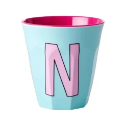 Tasses & Mugs^Rice Gobelet Lettre N En Melamine - Menthe