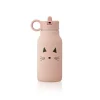 Vaisselle Enfant^Liewood Gourde Falk En Acier Inoxydable 250 Ml - Chat Rose