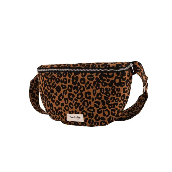 Sacs & Cabas^Rive Droite Paris Grande Banane Custine En Coton Recycle - Leopard