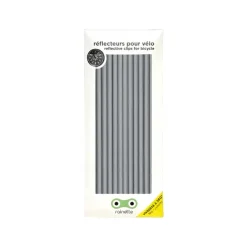 Loisirs D'extérieur^Rainette Grands Reflecteurs Pour Velo - Argent