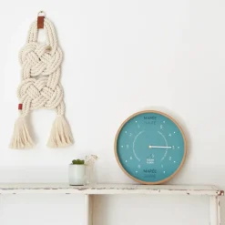 Horloges^Ocean Clock Horloge Des Marees Artic Blue En Bois
