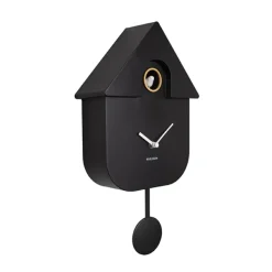 Horloges^Sélectionné par Fleux Horloge Modern Cuckoo En Metal L 21.5 X H 41 Cm - Noir