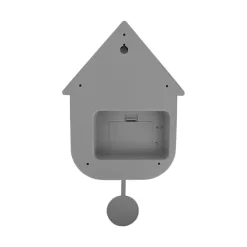 Horloges^Sélectionné par Fleux Horloge Modern Cuckoo En Metal L 21.5 X H 41 Cm - Gris