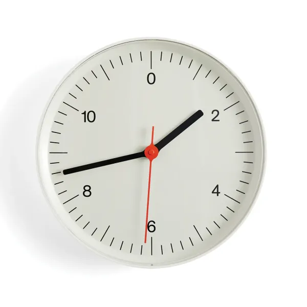 Horloges^Hay Horloge Murale By Jasper Morrison - Blanc