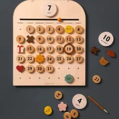 Jeux Éducatifs^Moon Picnic Jouet Mon Calendrier En Bois