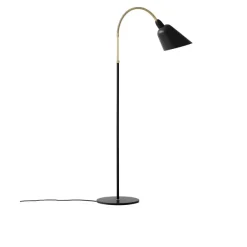 Lampadaires^And Tradition Lampadaire Bellevue - 176 Cm - Noir & Laiton