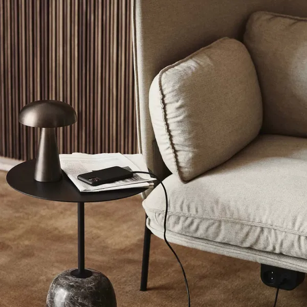 Lampes De Table^And Tradition Lampe A Poser Como Sc53 Sans Fil - Marron