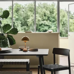 Lampes De Table^And Tradition Lampe A Poser Flowerpot Vp9 Sans Fil Mustard