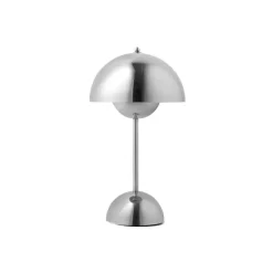 Lampes De Table^And Tradition Lampe A Poser Flowerpot Vp9 Sans Fil - Chrome