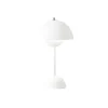 Lampes De Table^And Tradition Lampe A Poser Sans Fil Flowerpot Vp9 - Blanc Mat