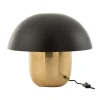 Lampes De Table^Sélectionné par Fleux Lampe Champignon En Metal - O 50 X 44 Cm - Noir/Or