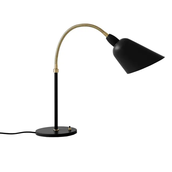 Lampes De Table^And Tradition Lampe De Table Bellevue - Noir & Laiton