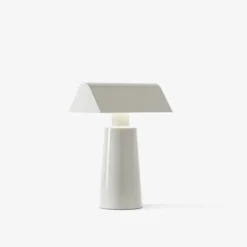 Lampes De Table^And Tradition Lampe De Table Caret Mf1 H 22Cm - Gris Soie