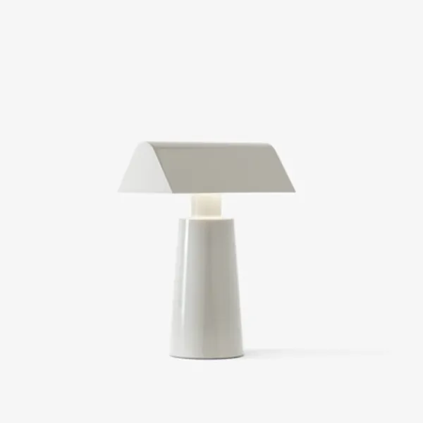 Lampes De Table^And Tradition Lampe De Table Caret Mf1 H 22Cm - Gris Soie
