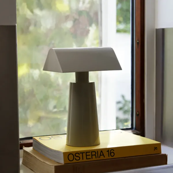 Lampes De Table^And Tradition Lampe De Table Caret Mf1 H 22Cm - Gris Soie