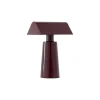 Lampes De Table^And Tradition Lampe De Table Caret Mf1 H 22Cm - Bordeaux Fonce
