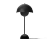Lampes De Table^And Tradition Lampe Flowerpot Noir Mat Vp3 By Verner Panton