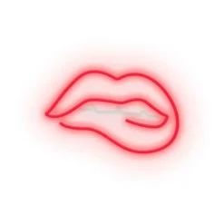 Appliques Murales^Sélectionné par Fleux Lampe Murale Neon Led Bitting Lips - Rouge