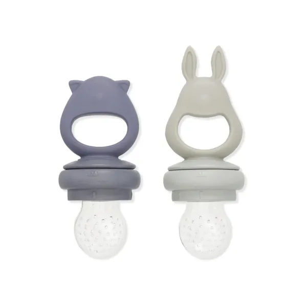 Anneaux De Dentition & Tétines^Konges Slojd Lot De 2 Grignoteuses En Silicone - Onyx