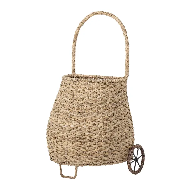 Décorations Enfant^Bloomingville Mini Chariot Rotin Caitanya