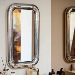 Miroirs^HK Living Miroir Chubby - 45 X 80 Cm - Chrome