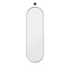 Miroirs^Ferm Living Miroir Poise Oval Metal Noir - H 98 X 28 Cm