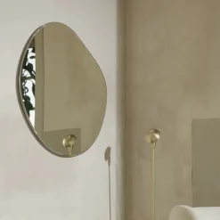 Miroirs^Ferm Living Miroir Pond - H 94 X 87 Cm Dore