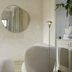Miroirs^Ferm Living Miroir Pond - H 94 X 87 Cm Dore