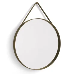 Miroirs^Hay Miroir Strap N°2 - O 70 Cm Rouge