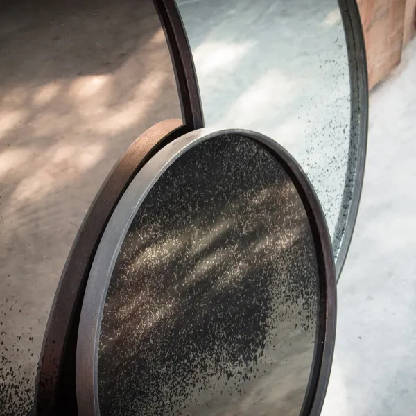 Miroirs^Ethnicraft Miroir Vieilli - O 92 Cm Marron