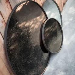 Miroirs^Ethnicraft Miroir Vieilli - O 92 Cm Marron