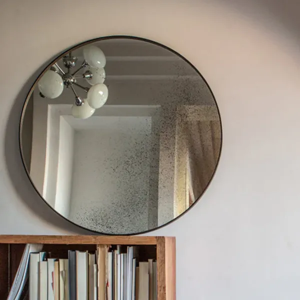 Miroirs^Ethnicraft Miroir Vieilli - O 92 Cm Marron