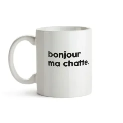 Tasses & Mugs^Félicie Aussi Mug En Porcelaine - Bonjour Ma Chatte