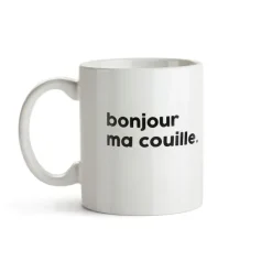 Tasses & Mugs^Félicie Aussi Mug En Porcelaine - Bonjour Ma Couille