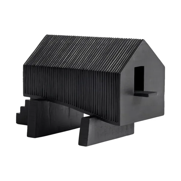 Accessoires Design^Ethnicraft Objet Decoratif Maison En Acajou - Noir