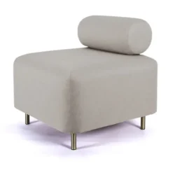 Fauteuils & Repose-Pieds^ENOstudio Ottoman Bovari Velours Beige Riviera 21