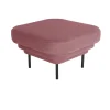Fauteuils & Repose-Pieds^ENOstudio Ottoman Cornice Tissu - Rose & Metal Noir