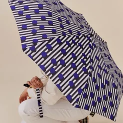 Parapluies^Original Duckhead Parapluie A Manche Tete De Canard - Polka Stripe